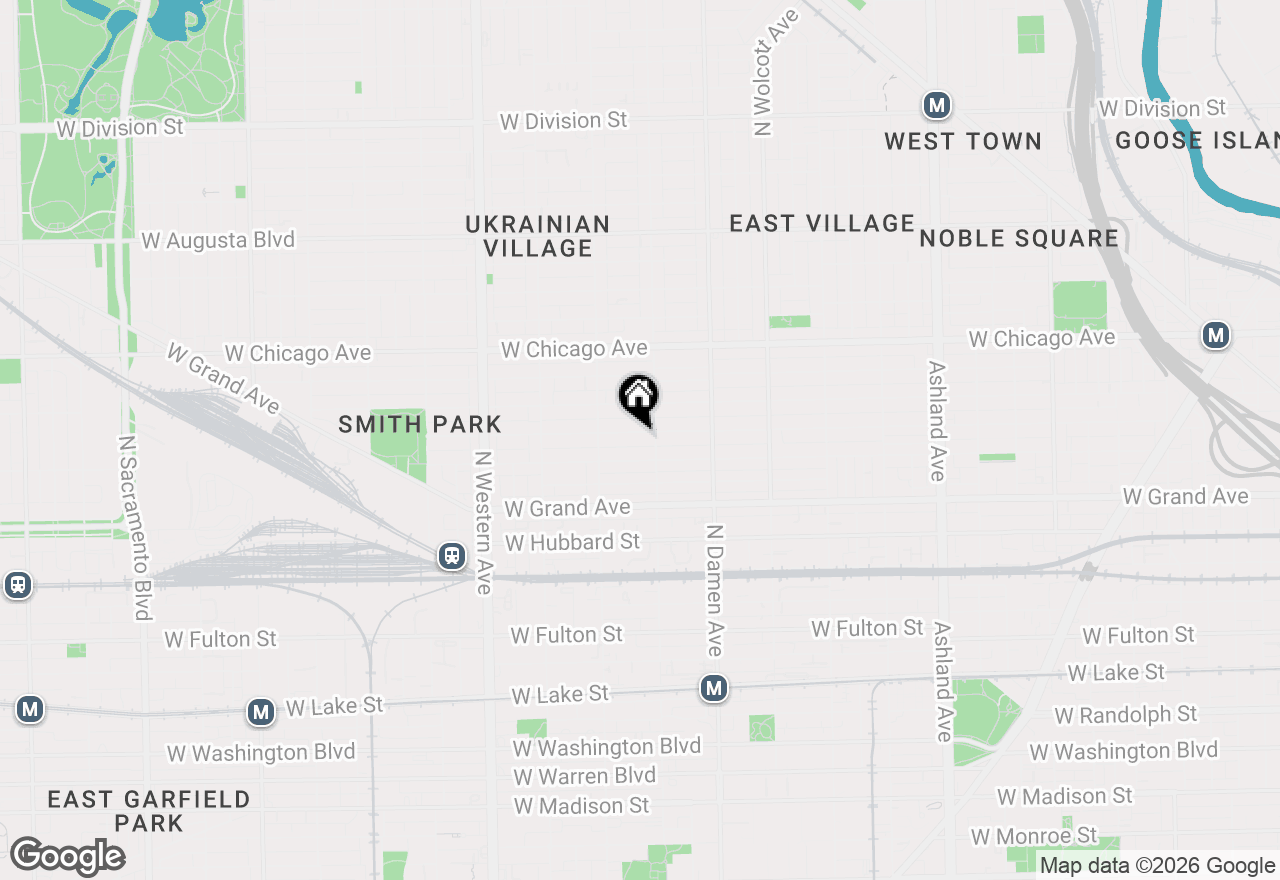 Map of (Address confidential), Chicago, Illinois 60612