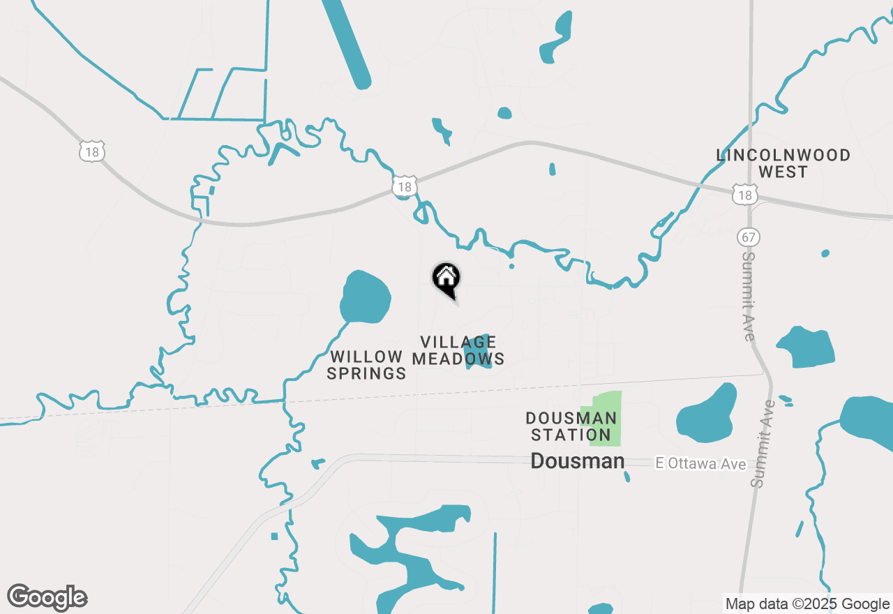 Map of 198 Cramer Ave, Dousman, WI 53118