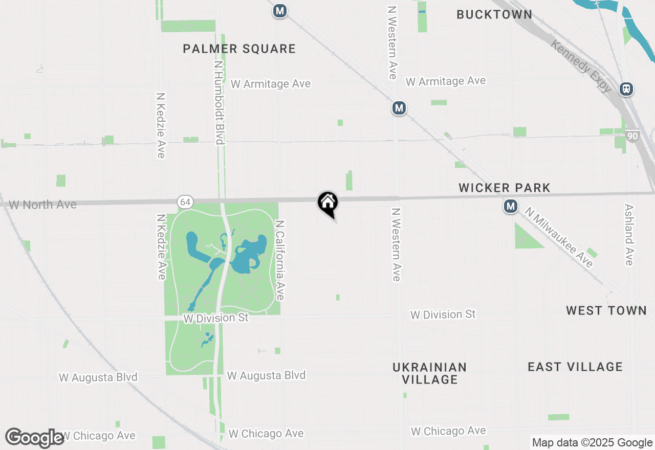 Map of 1505 N Talman Avenue #1, Chicago, IL 60622