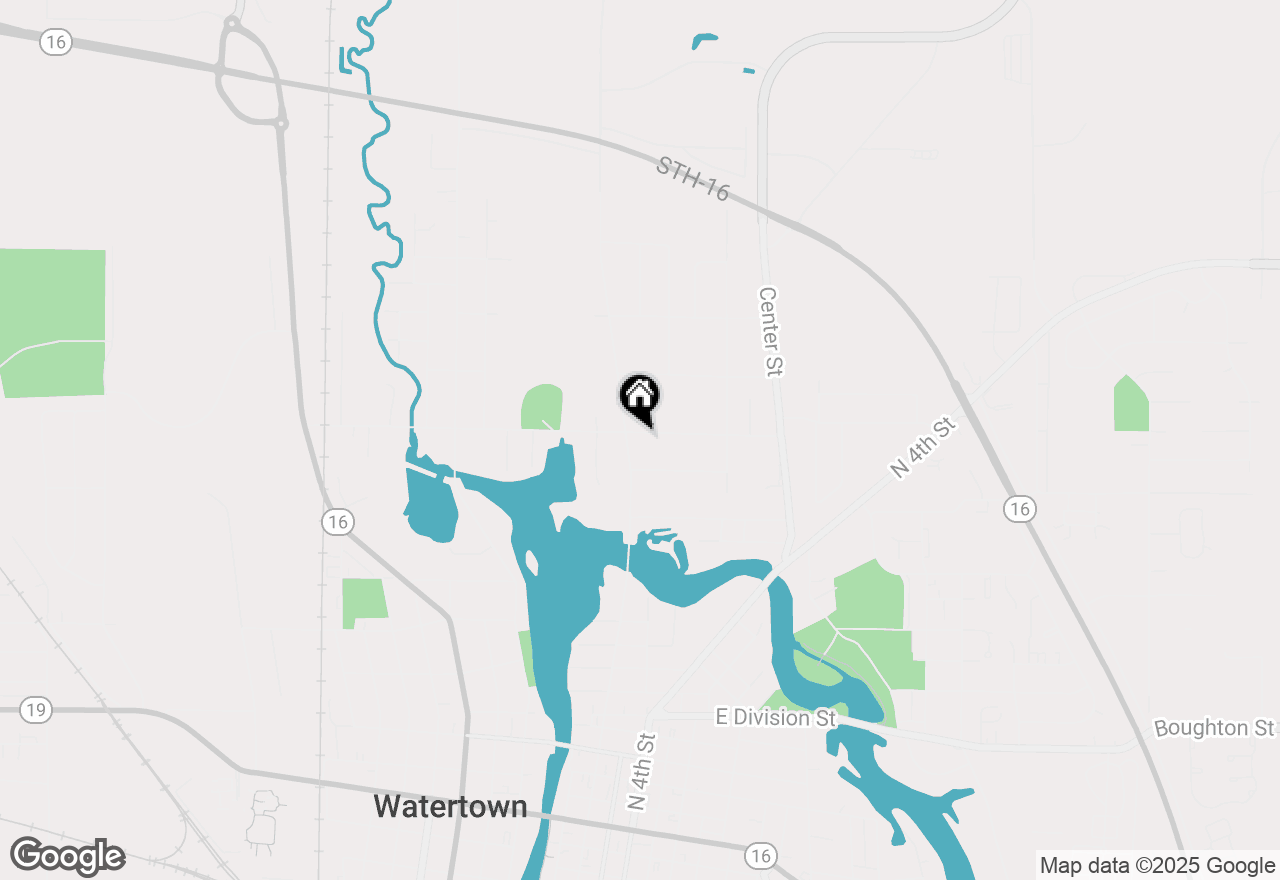 Map of 205 E Spaulding St, Watertown, WI 53098