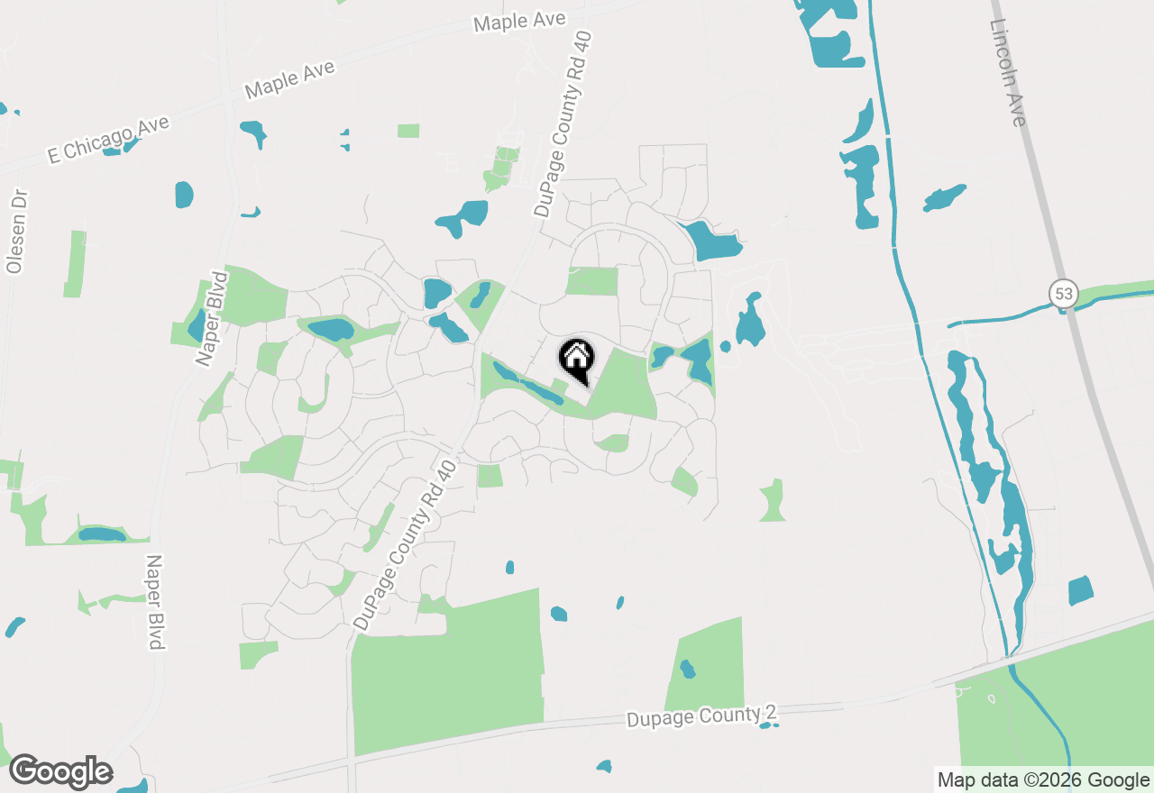 Map of 6424 Ashford Court, Lisle, IL 60532