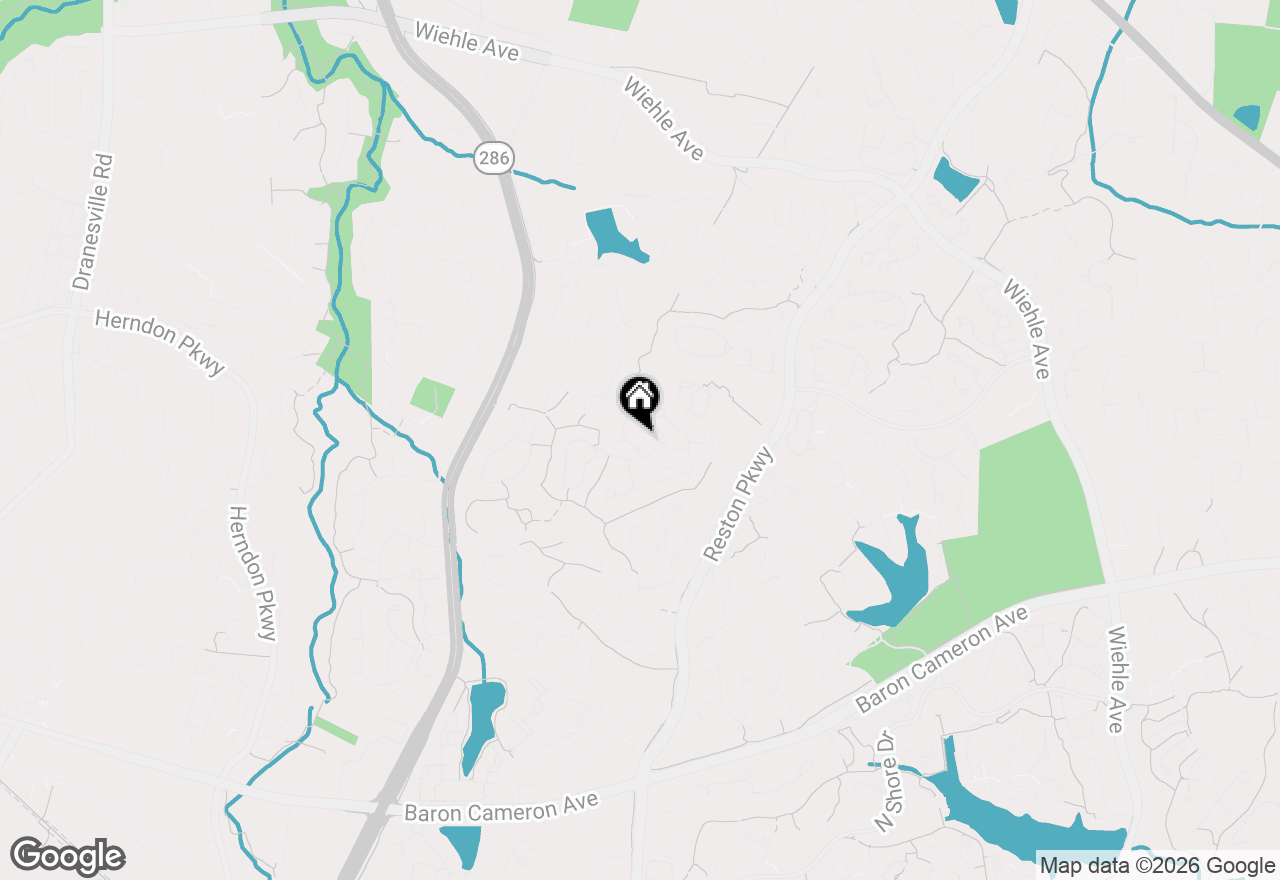 Map of 1589 Woodcrest Drive, Reston, VA 20194
