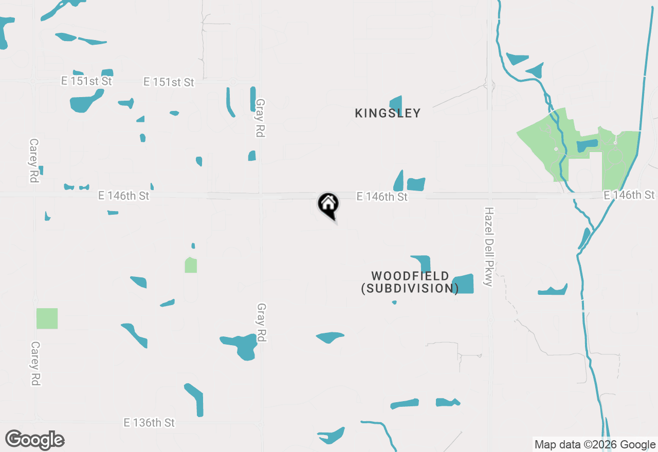 Map of 5450 Woodfield Way, Carmel, IN 46033