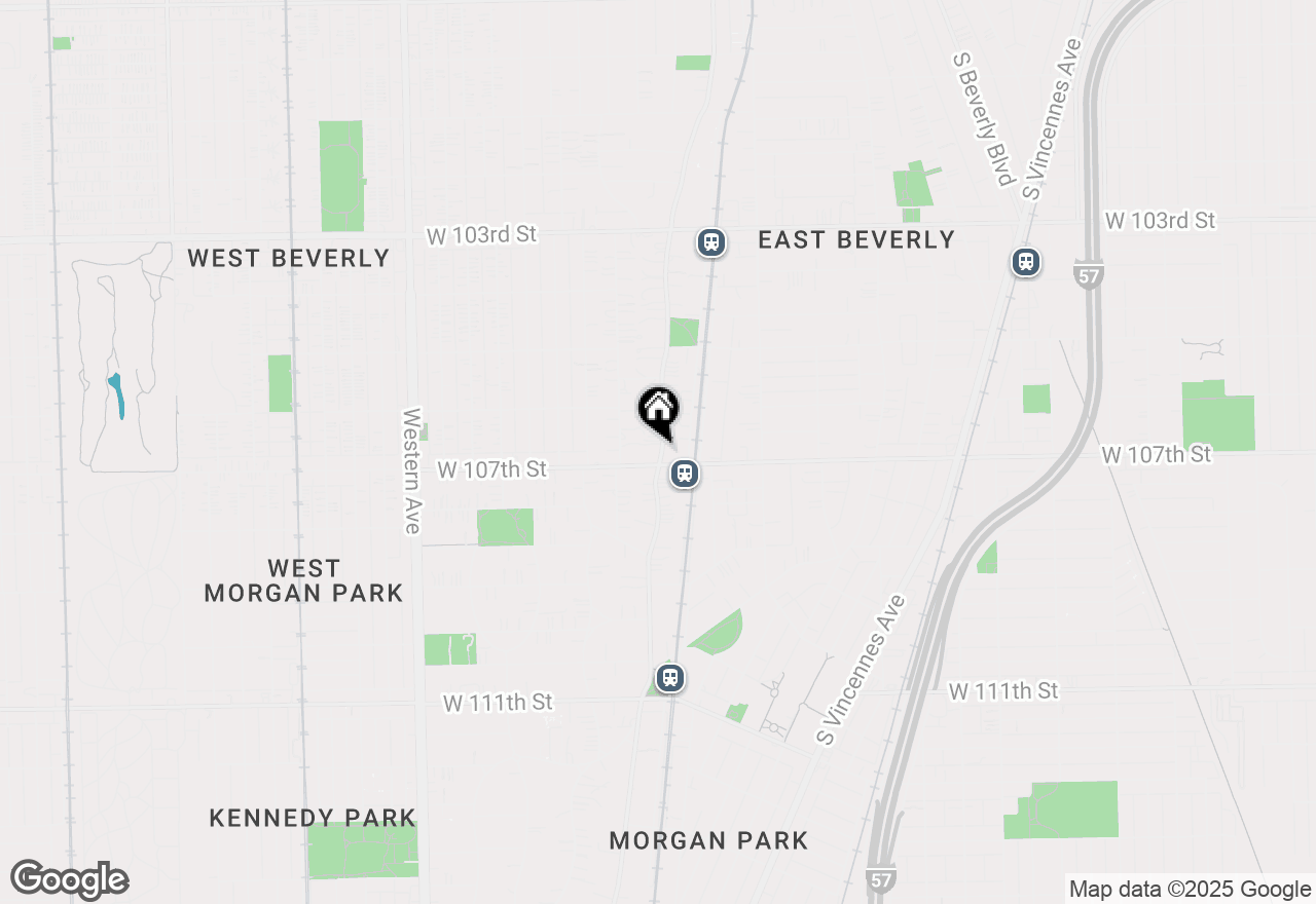 Map of 10650 S Longwood Drive, Chicago, IL 60643