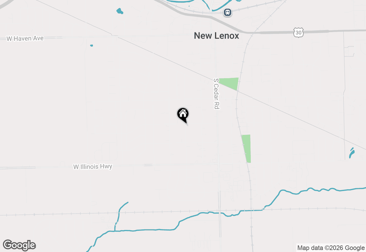 Map of 300 W Woodlawn Road, New Lenox, IL 60451
