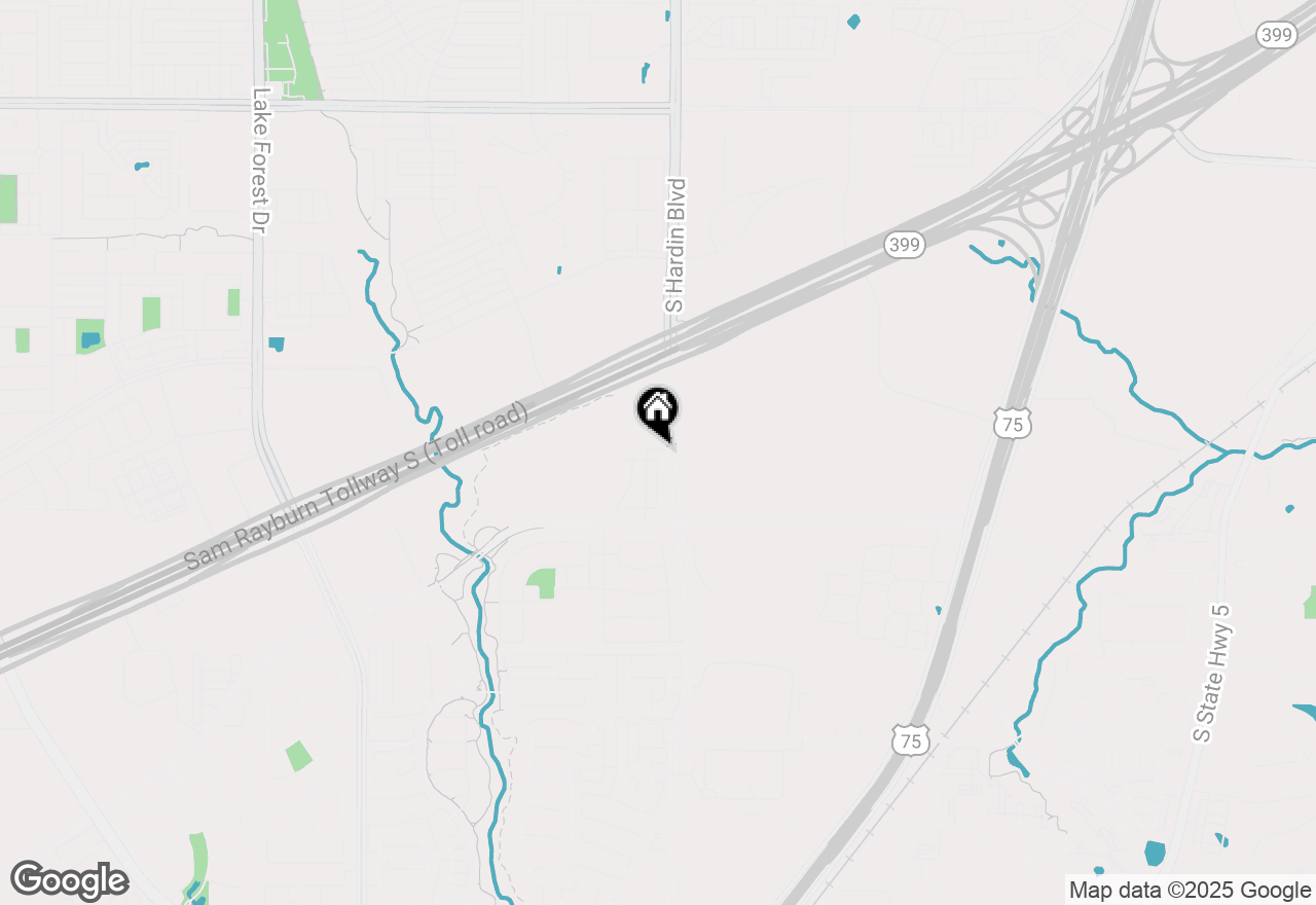 Map of 847 Lennox Drive, Allen, TX 75013