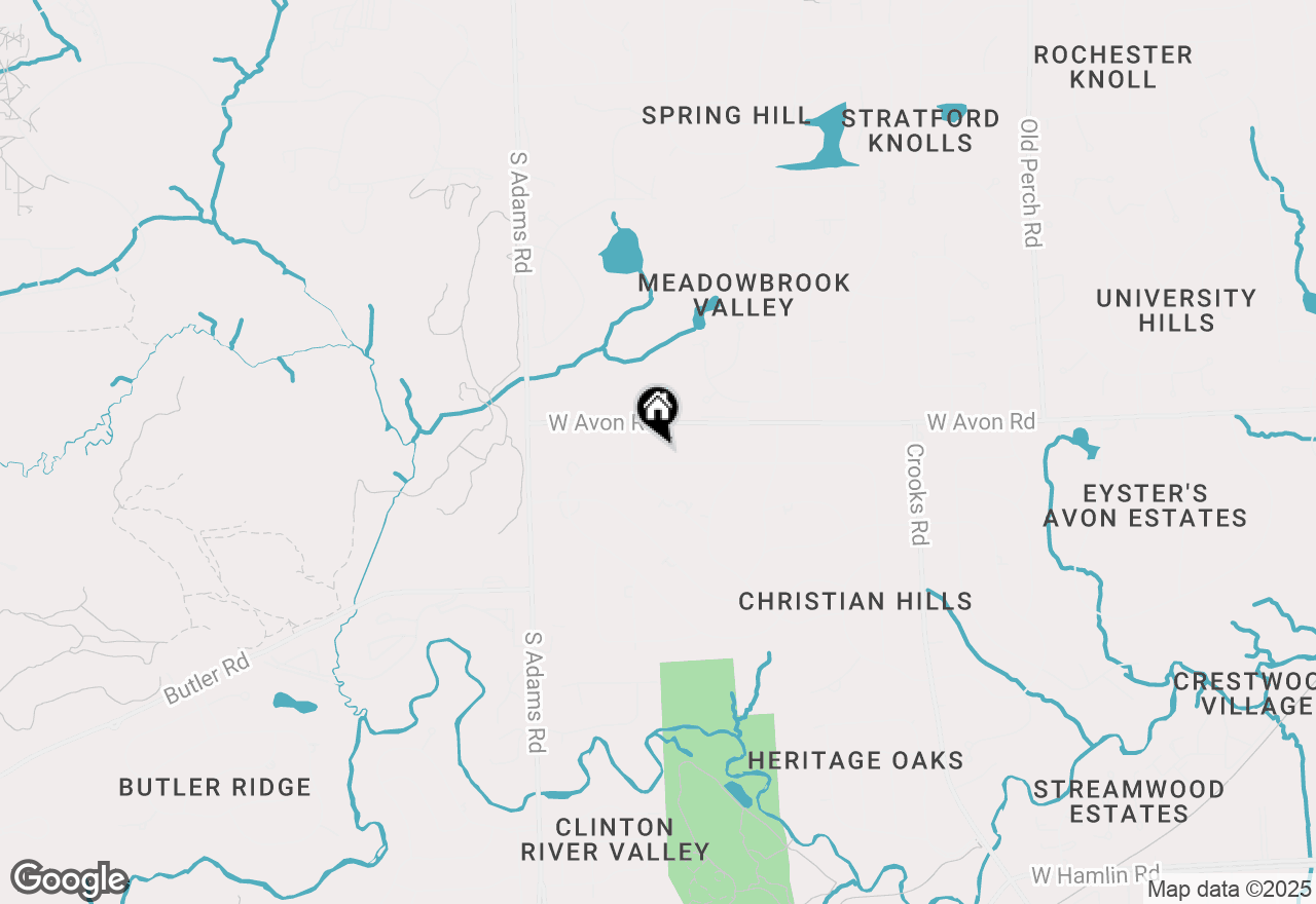 Map of 1159 Christian Hills Drive, Rochester Hills, MI 48309