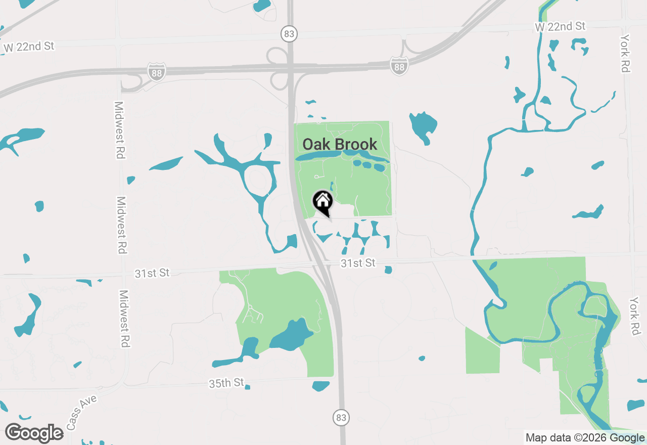 Map of 64 Forest Gate Circle, Oak Brook, IL 60523