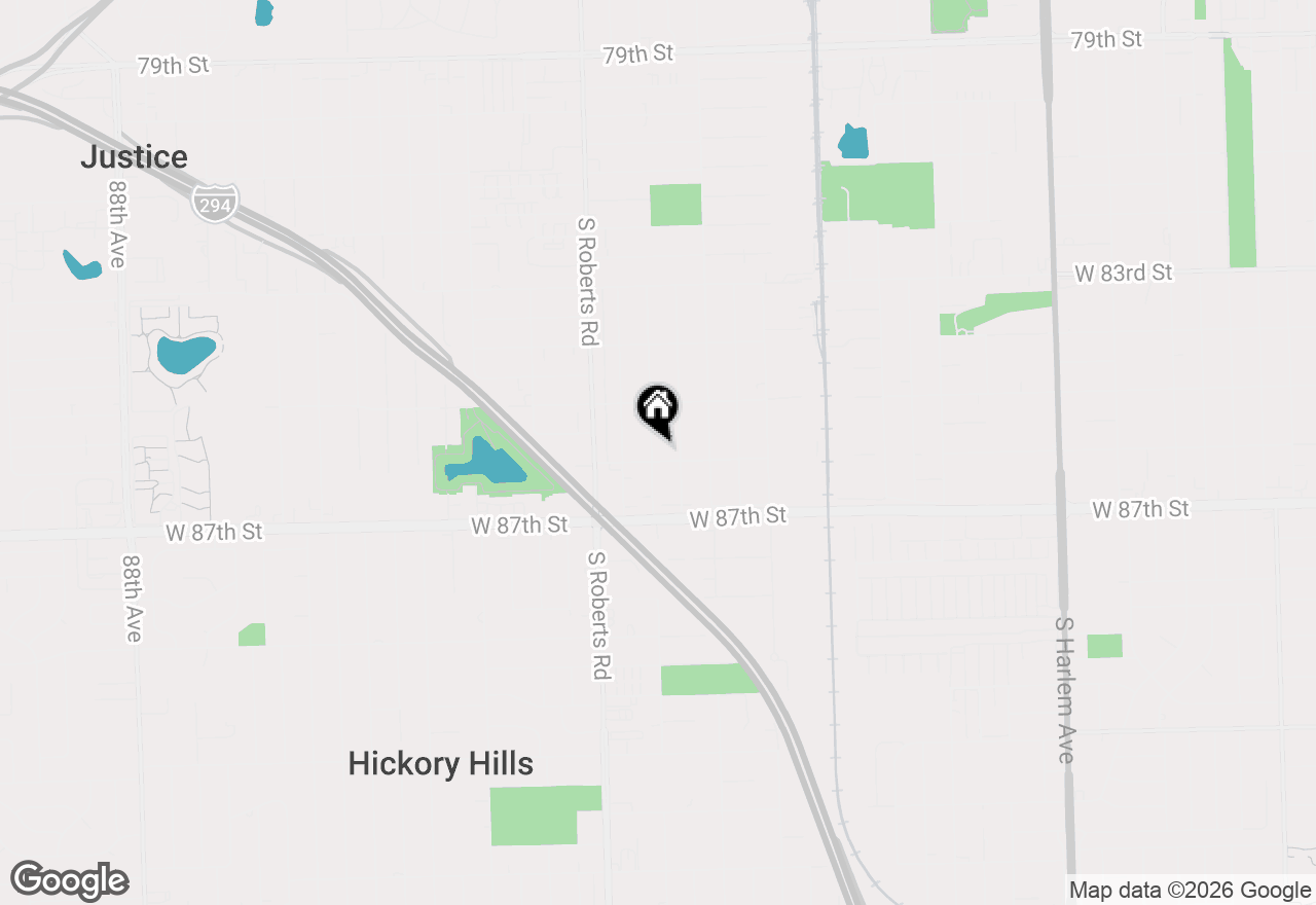 Map of 8555 S 79th Avenue, Justice, IL 60458