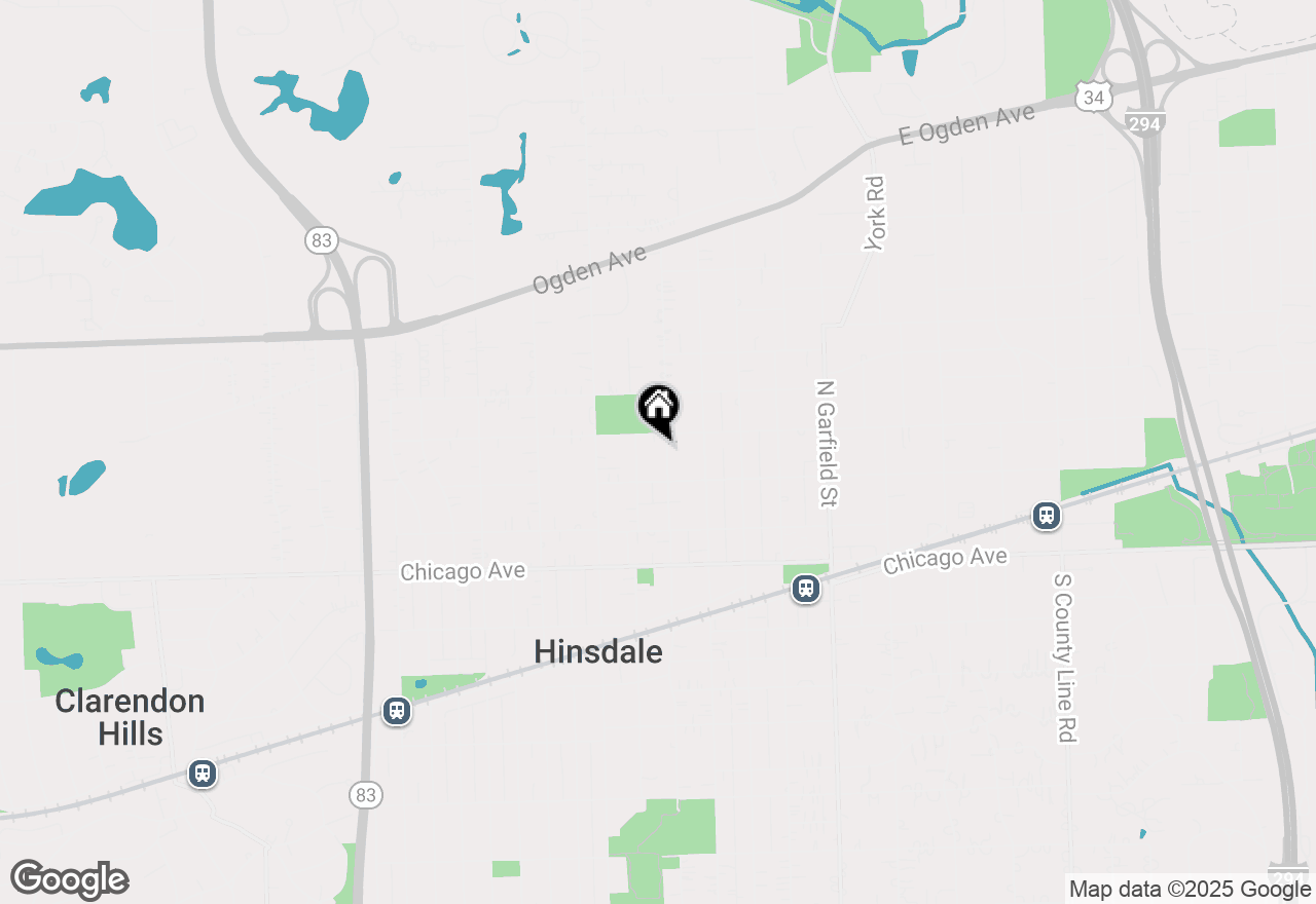 Map of 226 N Vine Street, Hinsdale, IL 60521