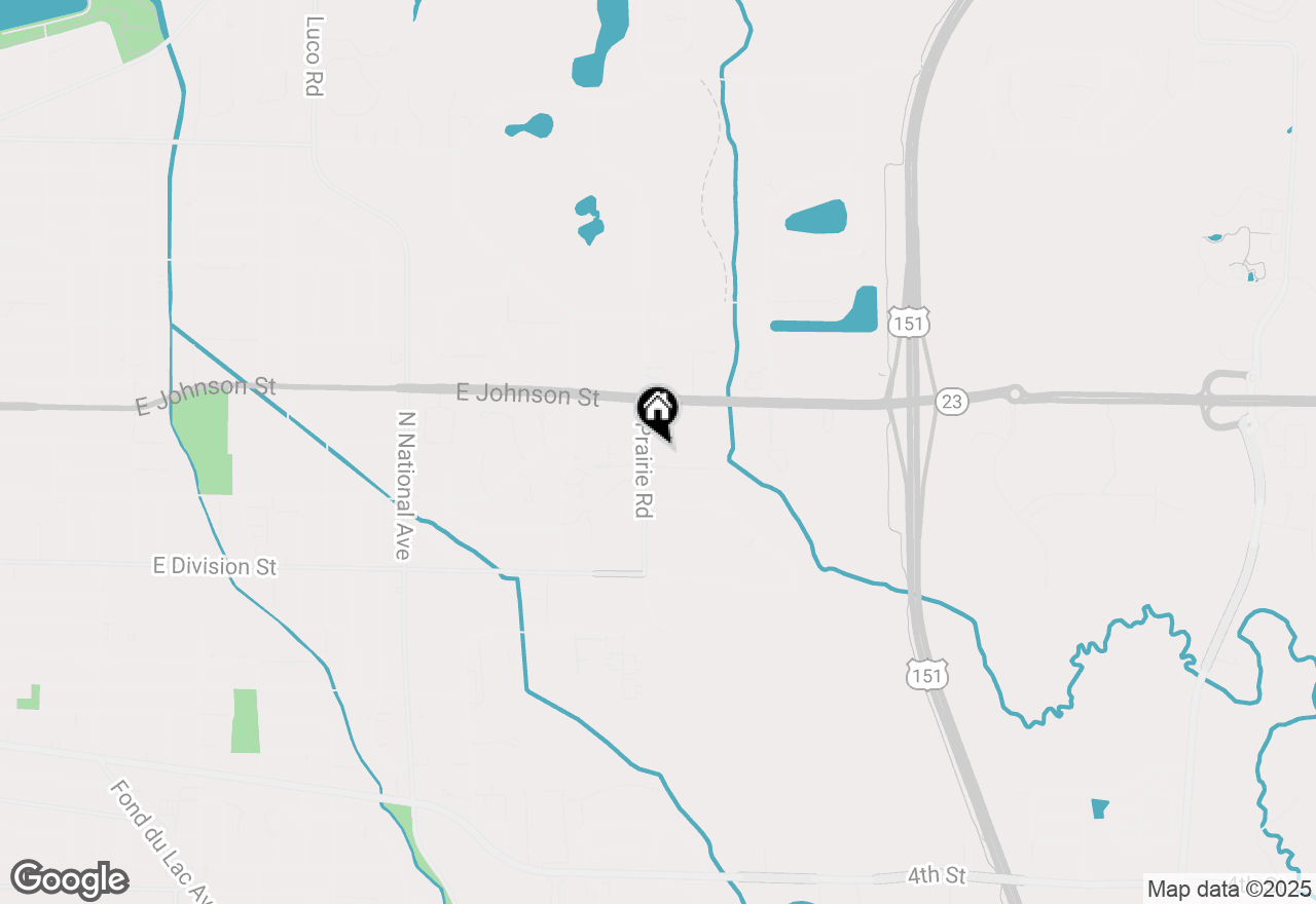 Map of 137 Prairie Road, Fond Du Lac, WI 54935