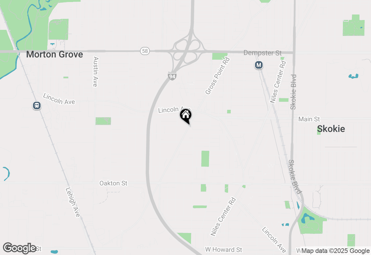 Map of 8318 Gross Point Road, Morton Grove, IL 60053