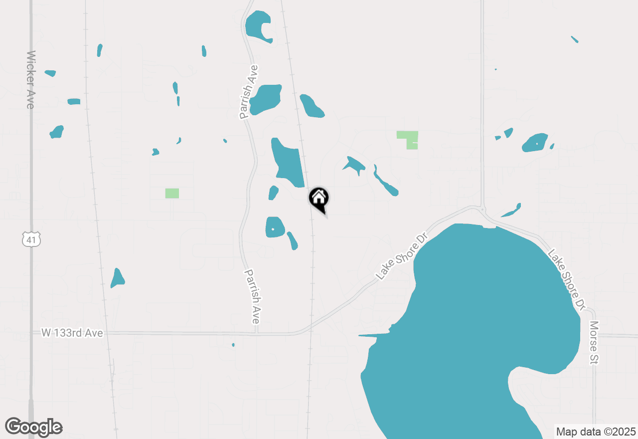 Map of 12818 Marsh Landing Parkway, Cedar Lake, IN 46303