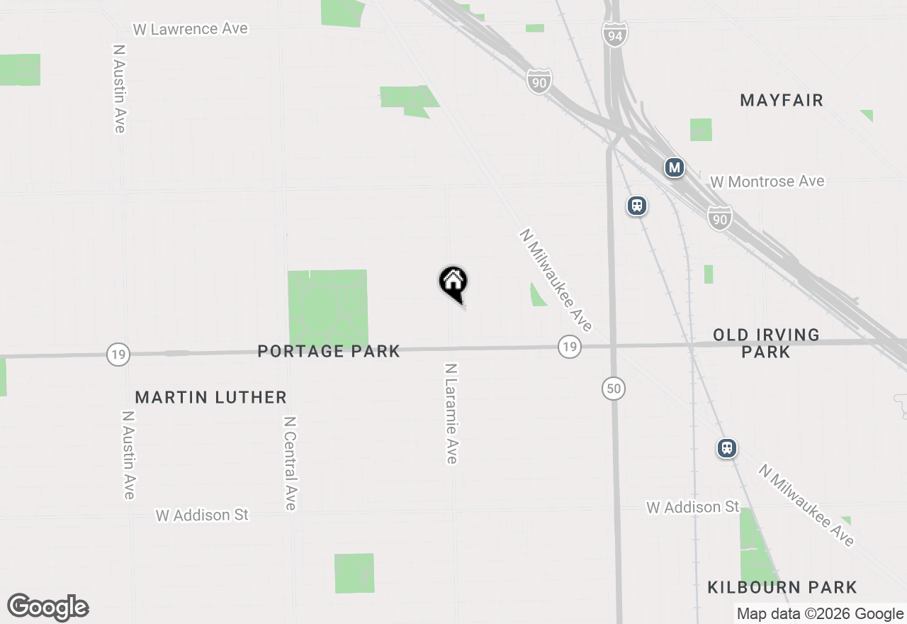 Map of 4055 N Laramie Avenue, Chicago, IL 60641