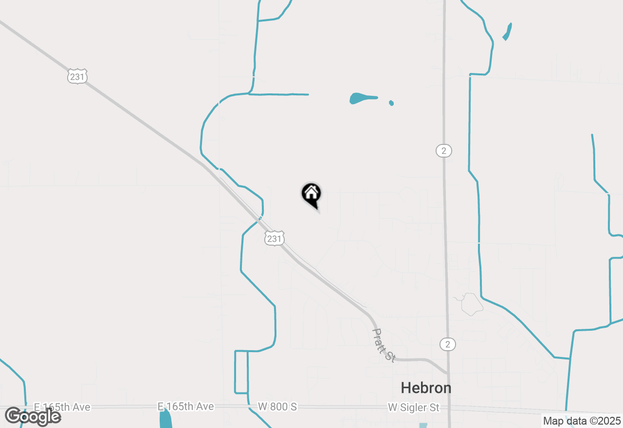 Map of 104 Olive Court, Hebron, IN 46341
