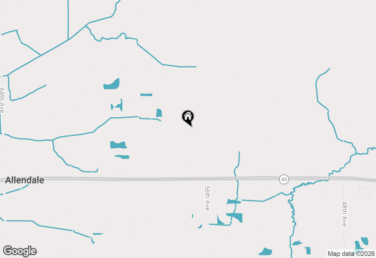 Map of 11484 Cameron Avenue, Allendale, MI 49401