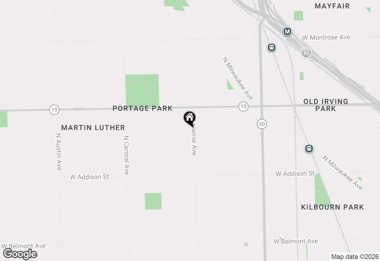 Map of 5212 W Berenice Avenue, Chicago, IL 60641