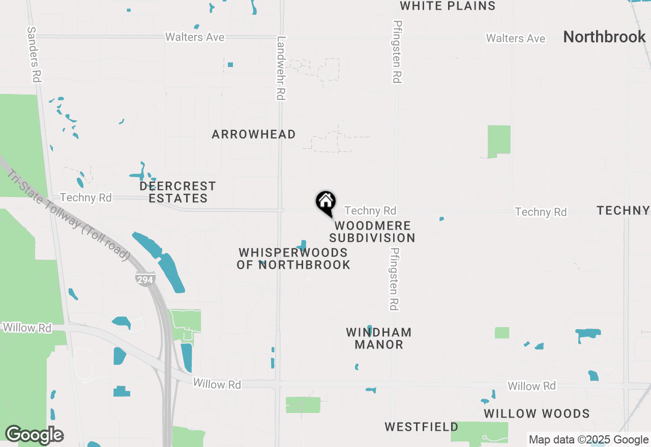 Map of 3025 Oxford Lane, Northbrook, IL 60062