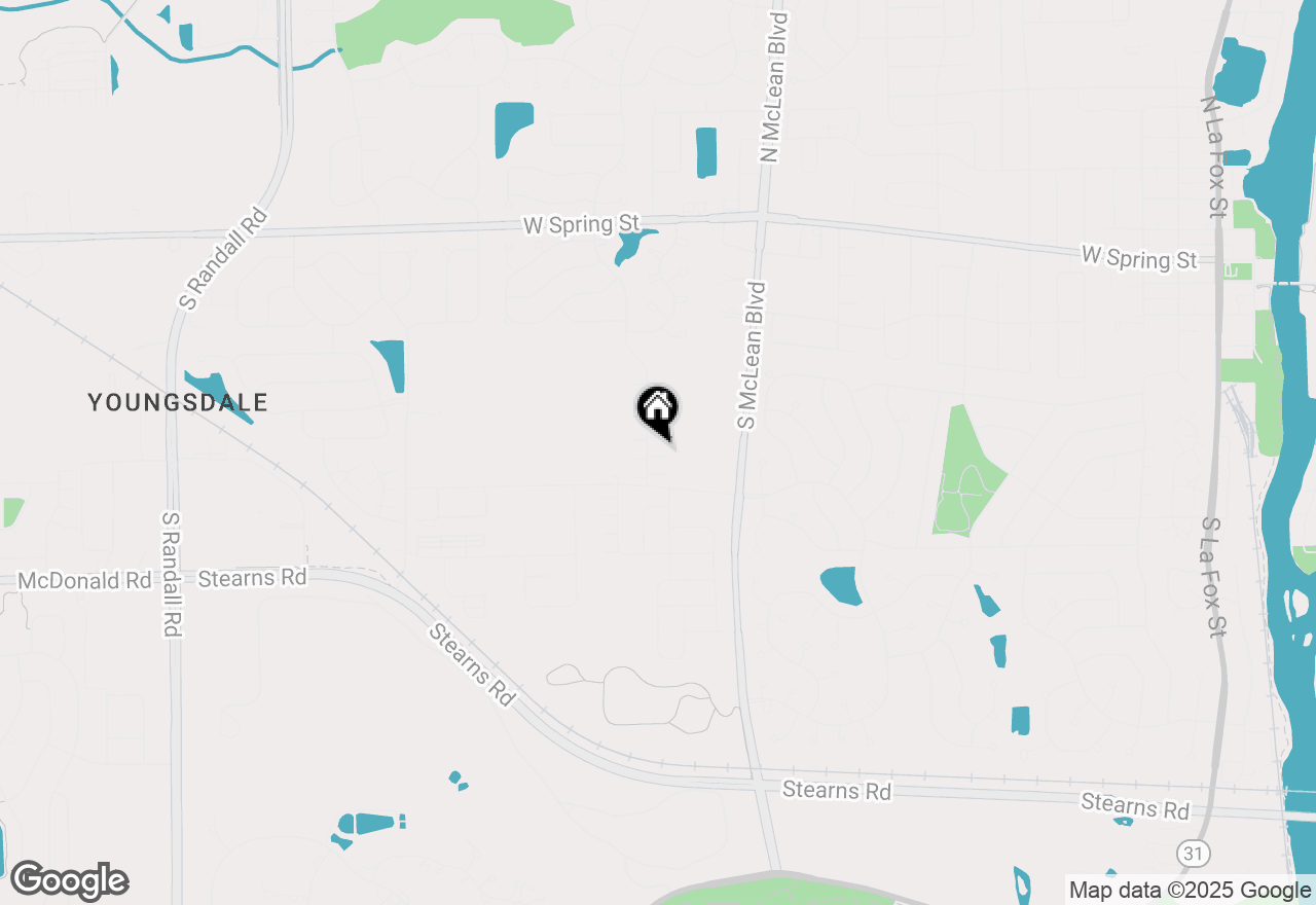 Map of 285 Kingsport Drive, South Elgin, IL 60177