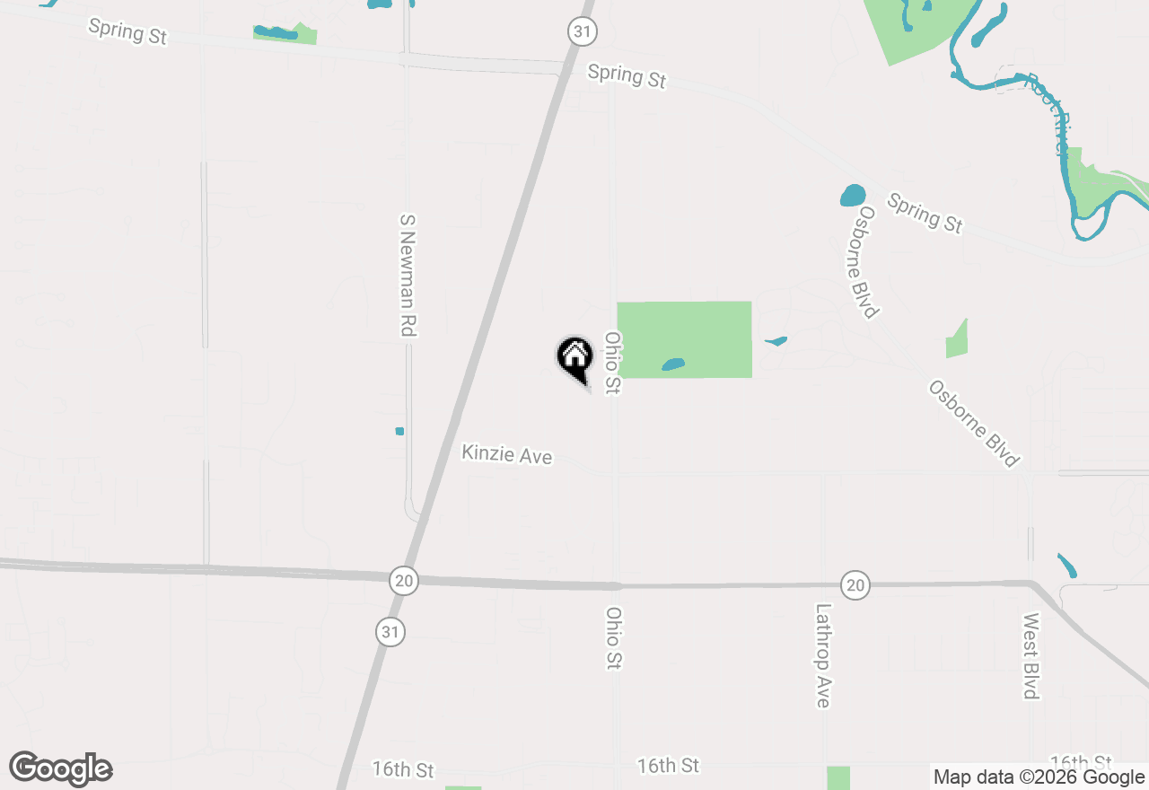 Map of 619 Echo Ln, Racine, WI 53406