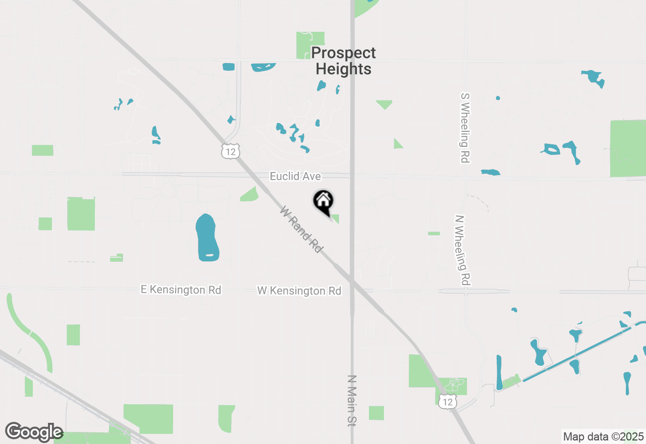 Map of 108 N Meadow Lane, Mount Prospect, IL 60056