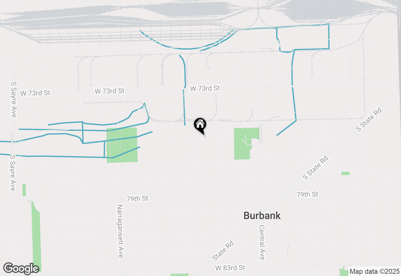 Map of 7550 Mason Avenue, Burbank, IL 60459