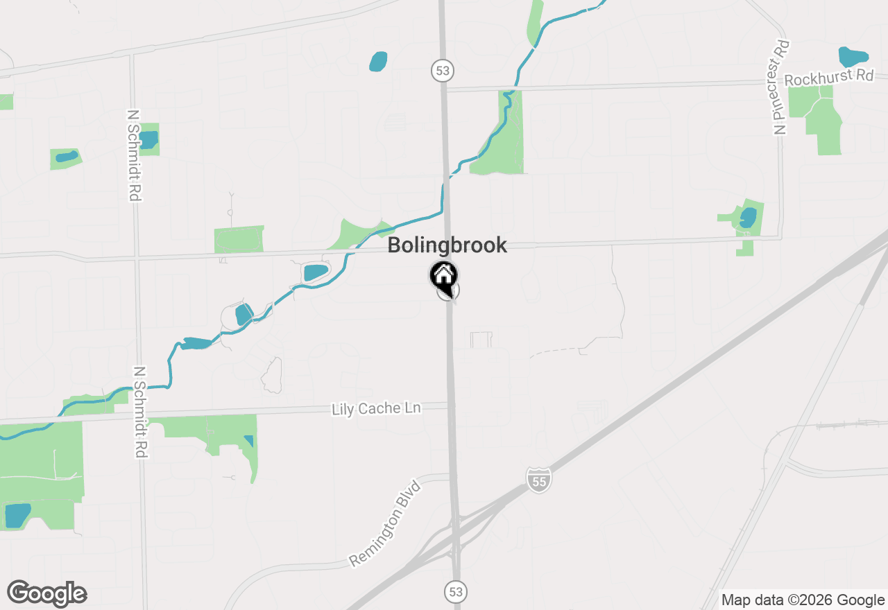 Map of 101 Edgehill Drive, Bolingbrook, IL 60440