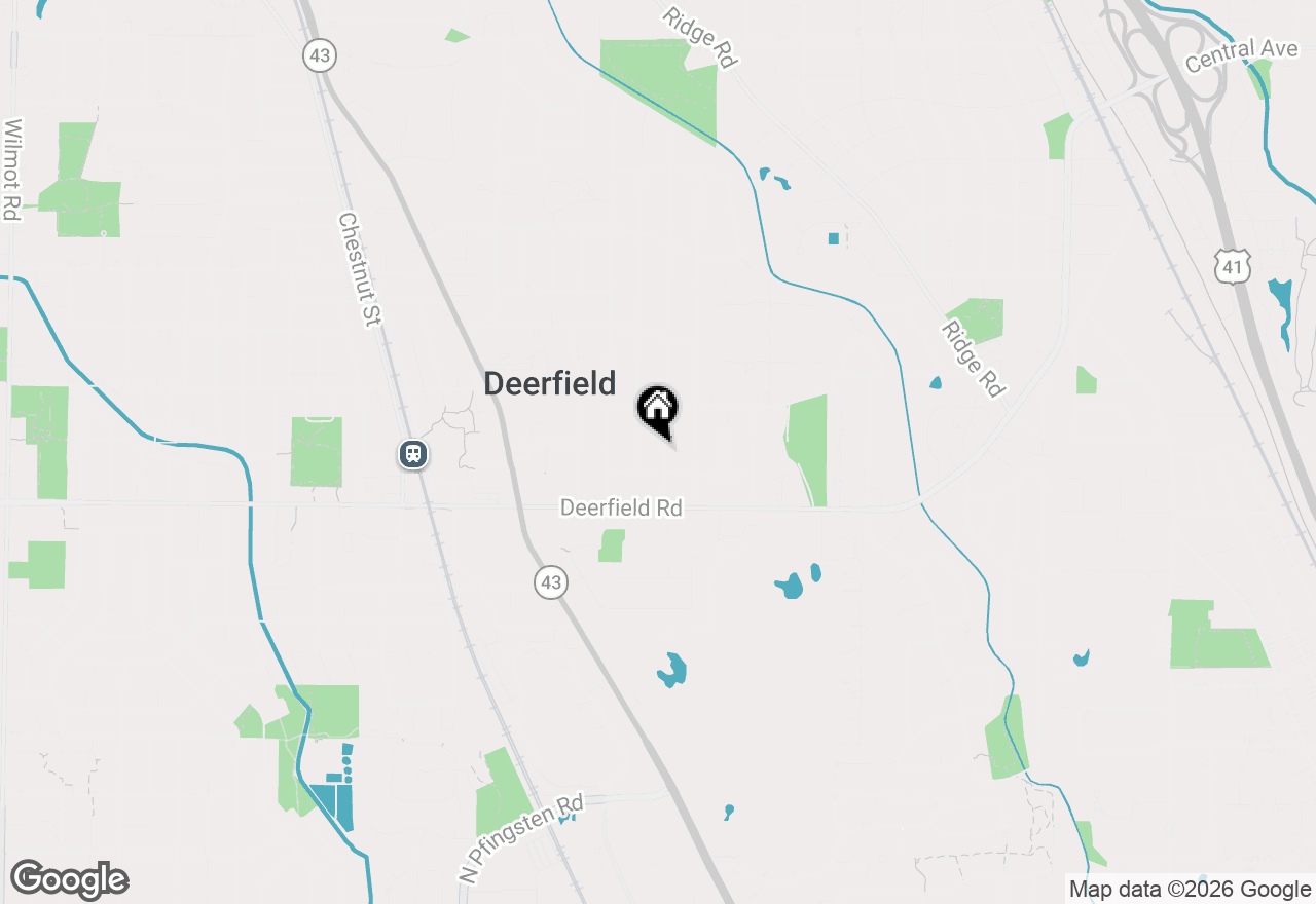 Map of 860 Kenton Road, Deerfield, IL 60015