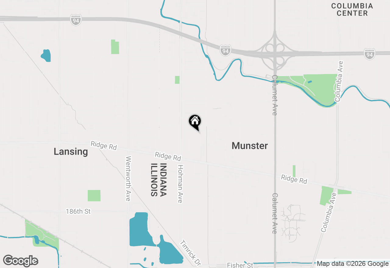 Map of 8126 Highland Place, Munster, IN 46321