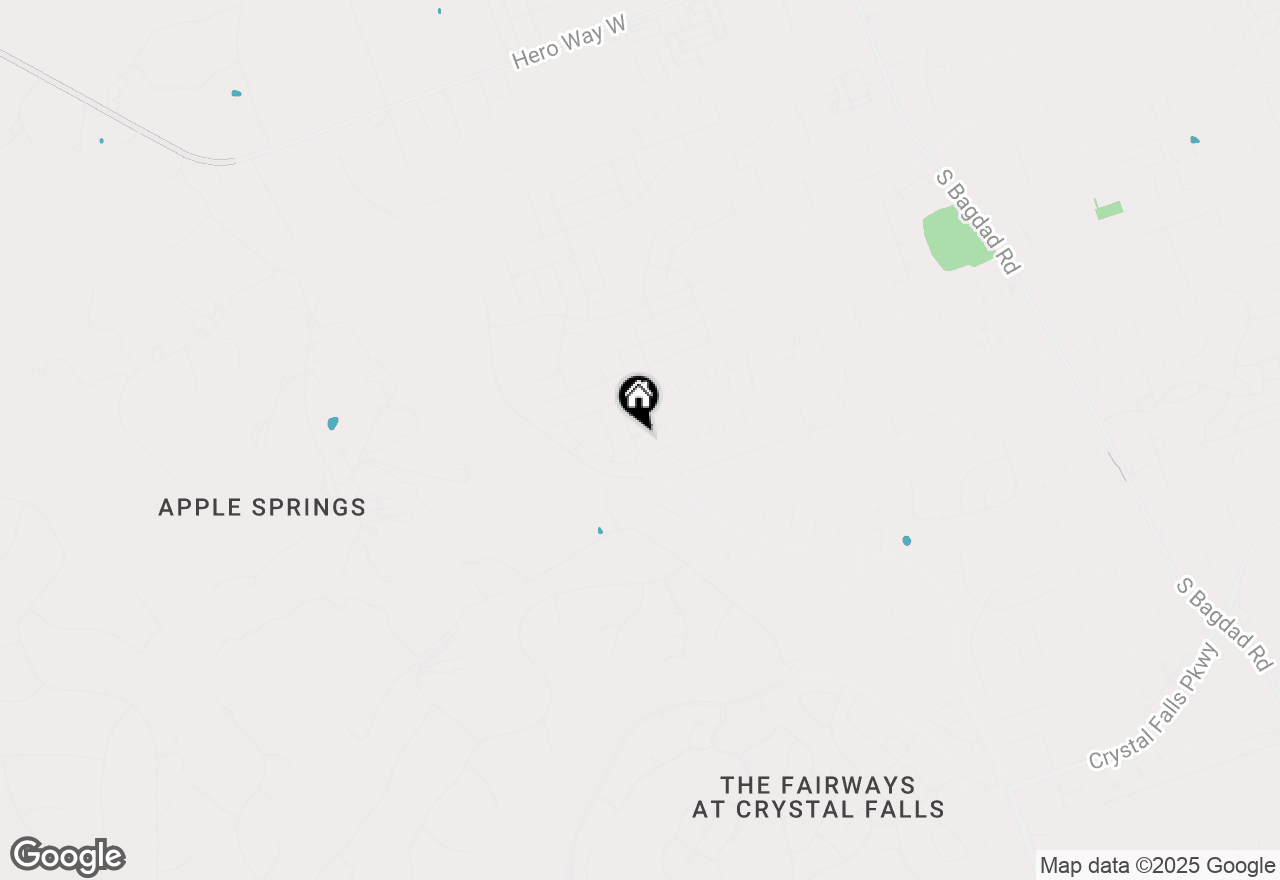 Map of 836 Beaverton Dr, Leander, TX 78641