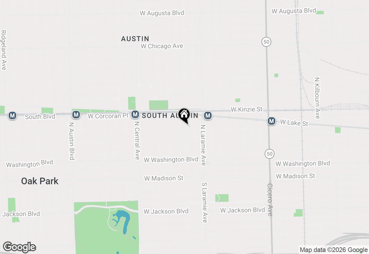 Map of 306 N Lockwood Avenue, Chicago, IL 60644