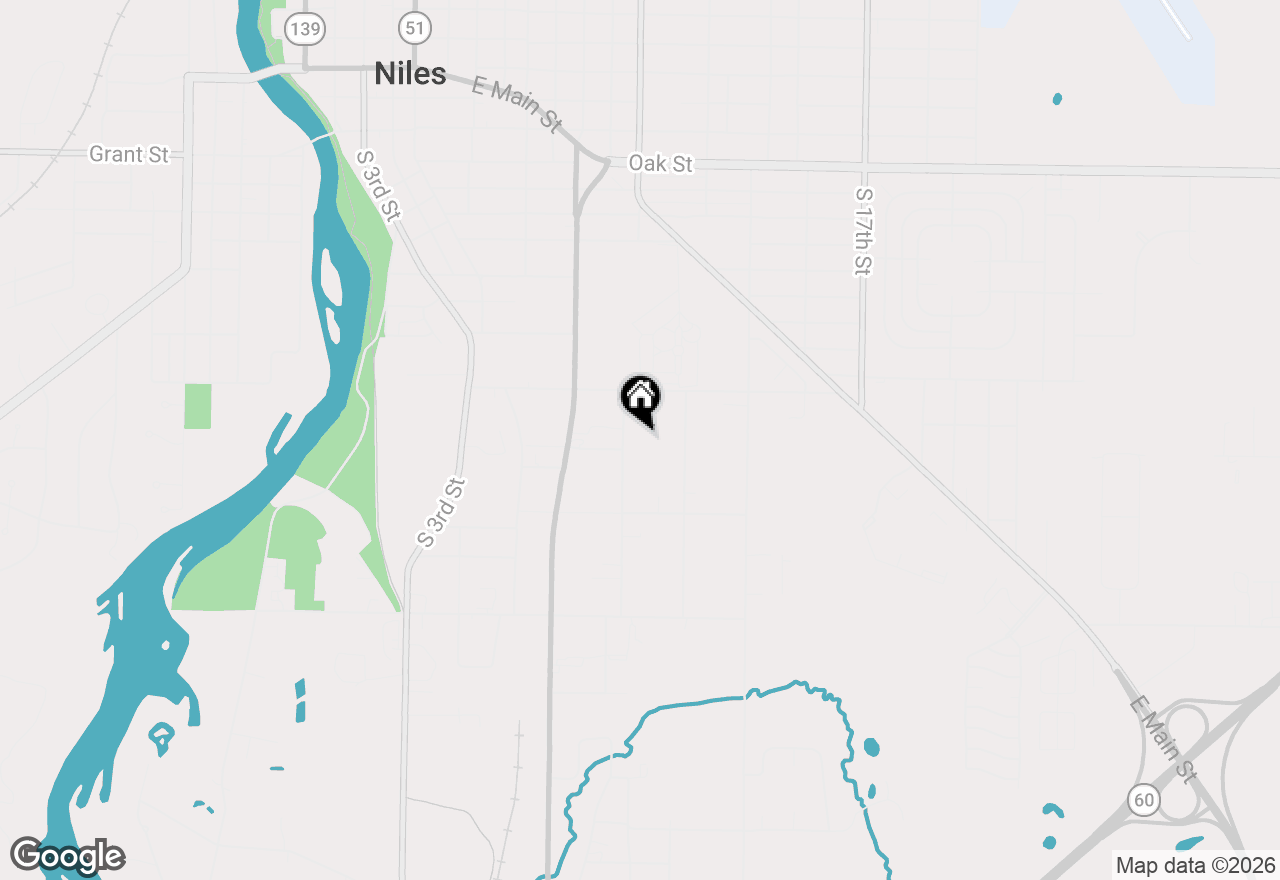 Map of 949 S 13th Street, Niles, MI 49120
