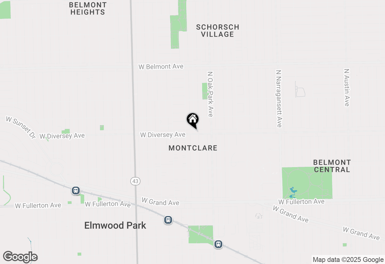 Map of 6902 W Diversey Avenue, Chicago, IL 60707