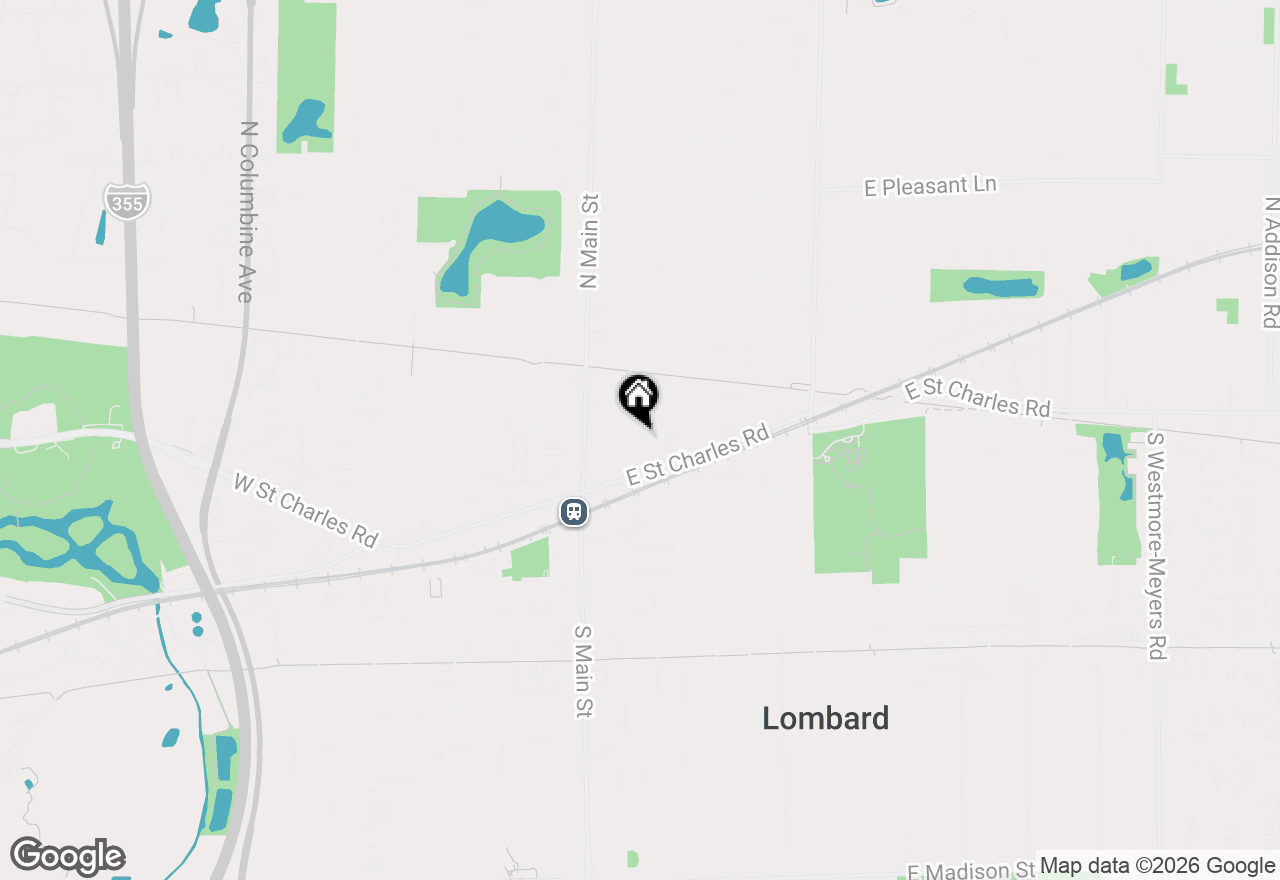 Map of 105 E Grove Street #2, Lombard, IL 60148