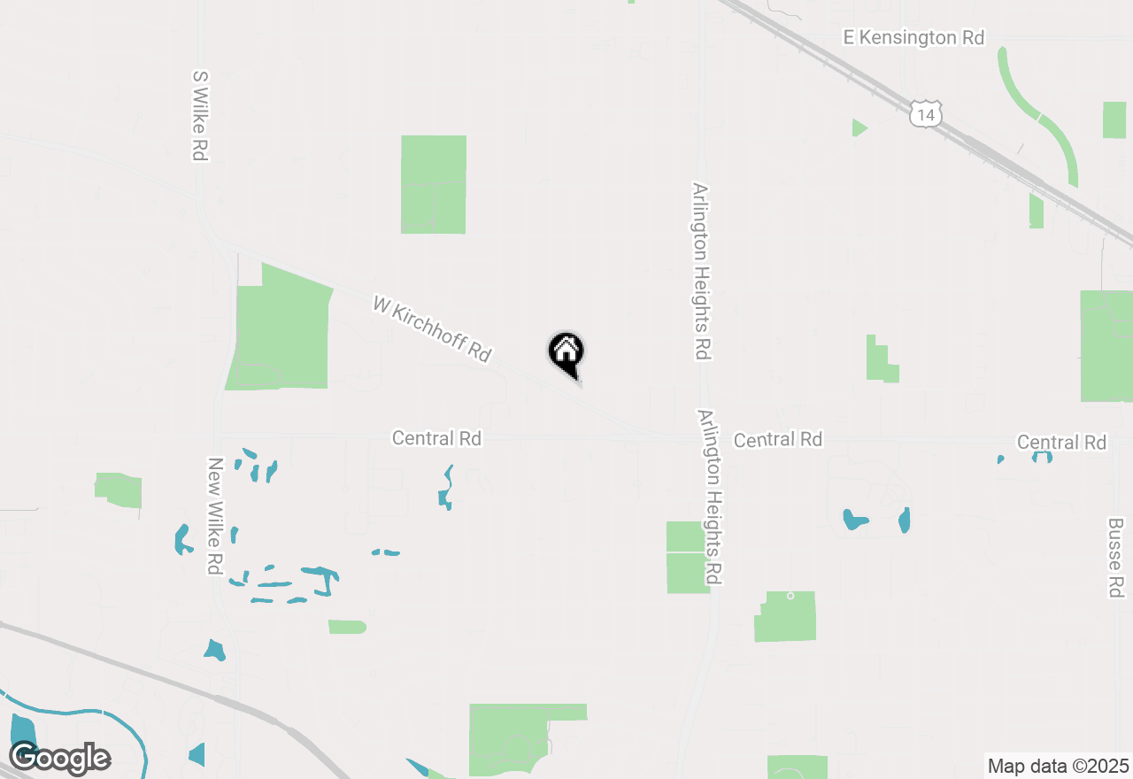 Map of 904 S Chestnut Avenue, Arlington Heights, IL 60005