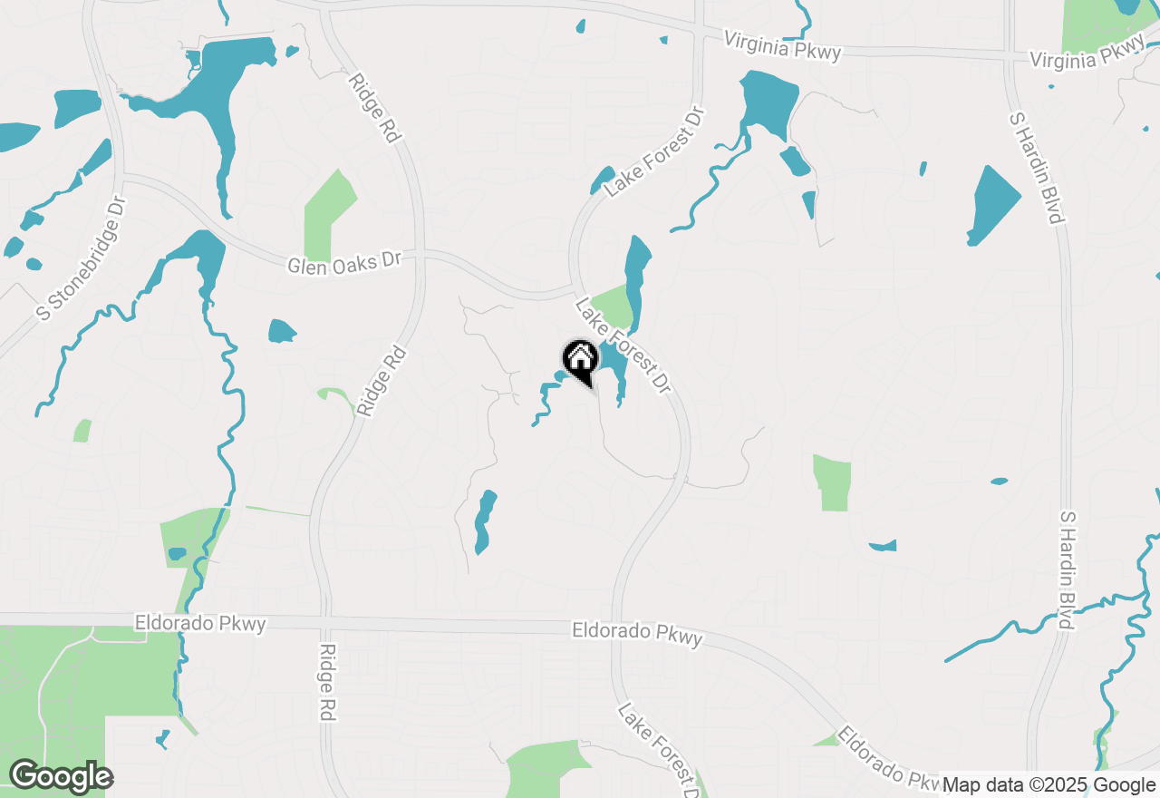 Map of 2104 Old Mcgarrah Road, Mckinney, TX 75072