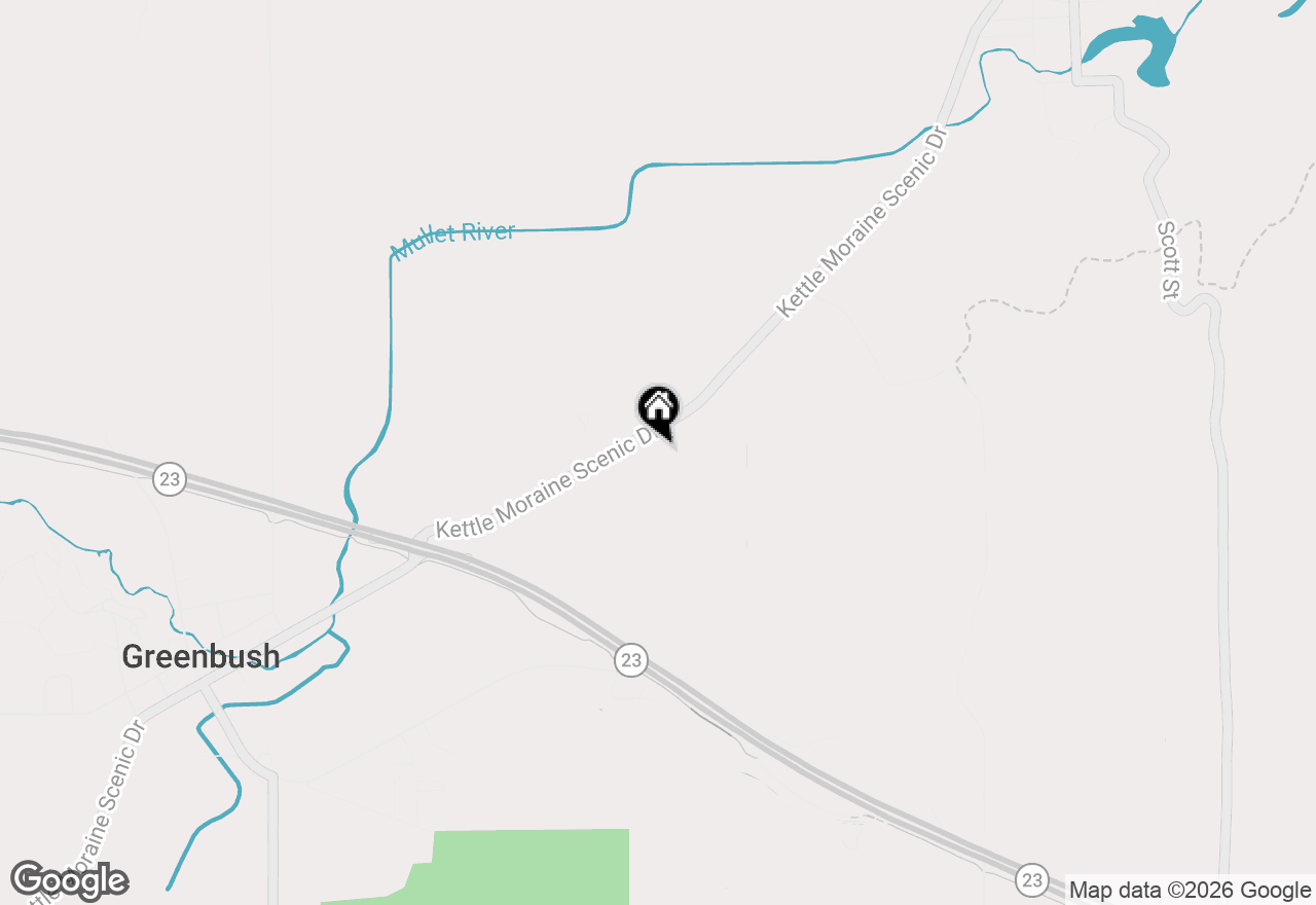 Map of Lt2 County Road A W, Greenbush, WI 53026