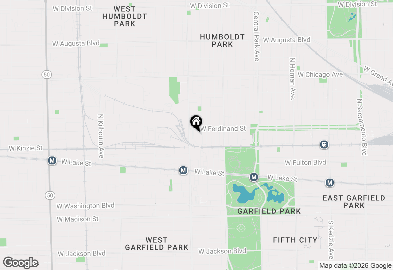 Map of 442 N Harding Avenue, Chicago, IL 60624