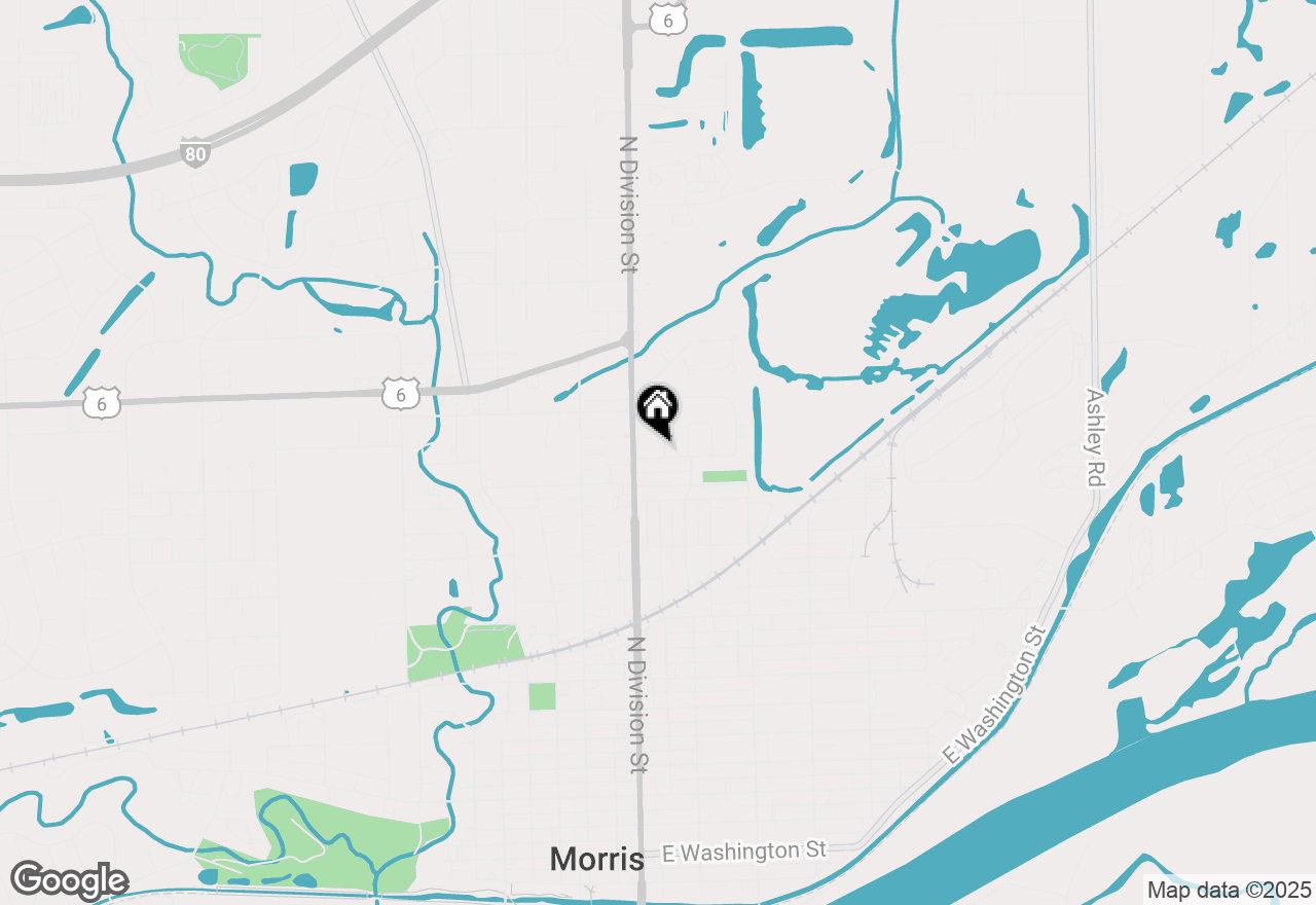 Map of 102 Robinson Drive, Morris, IL 60450