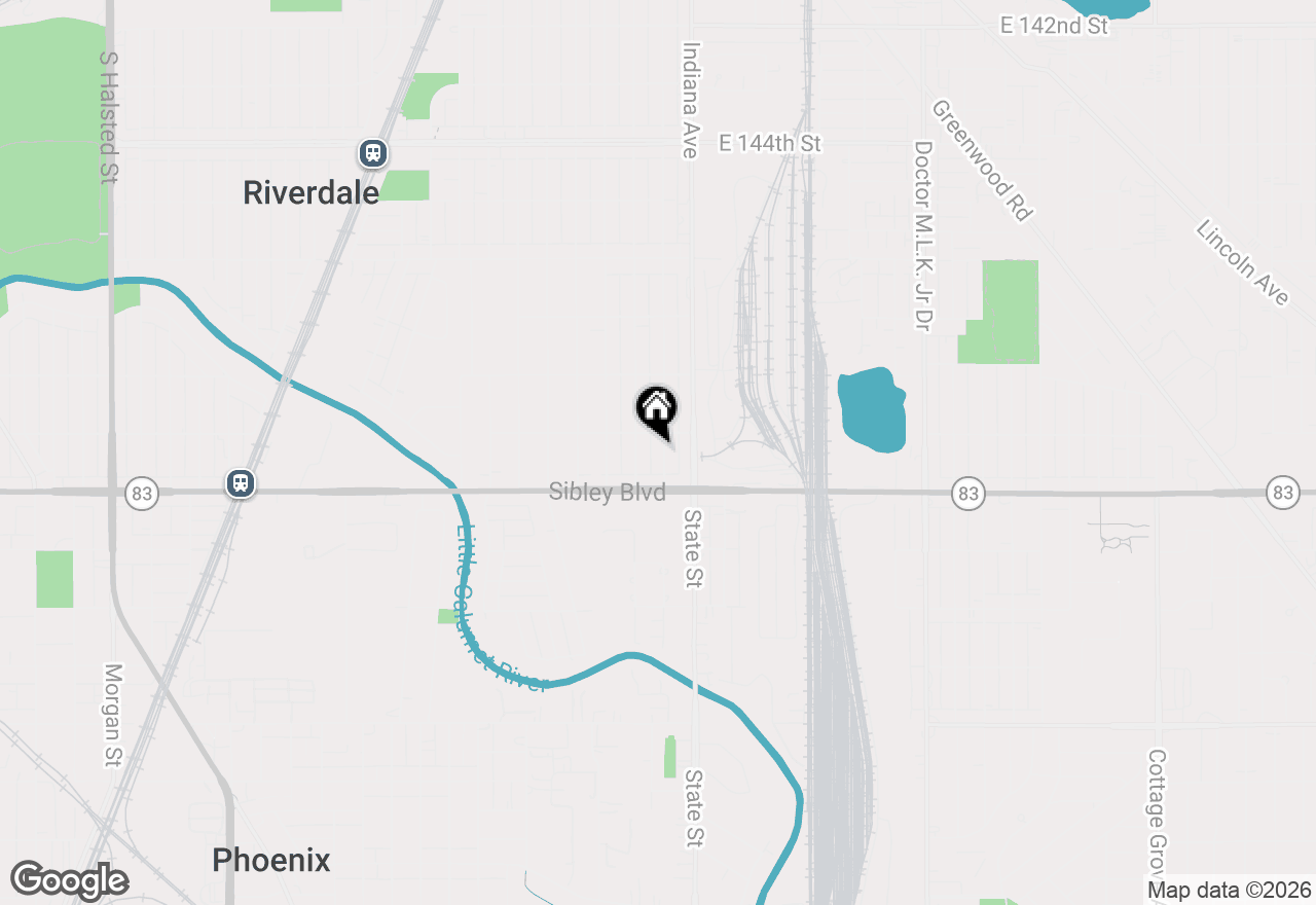 Map of 14914 Edbrooke Avenue, Dolton, IL 60419