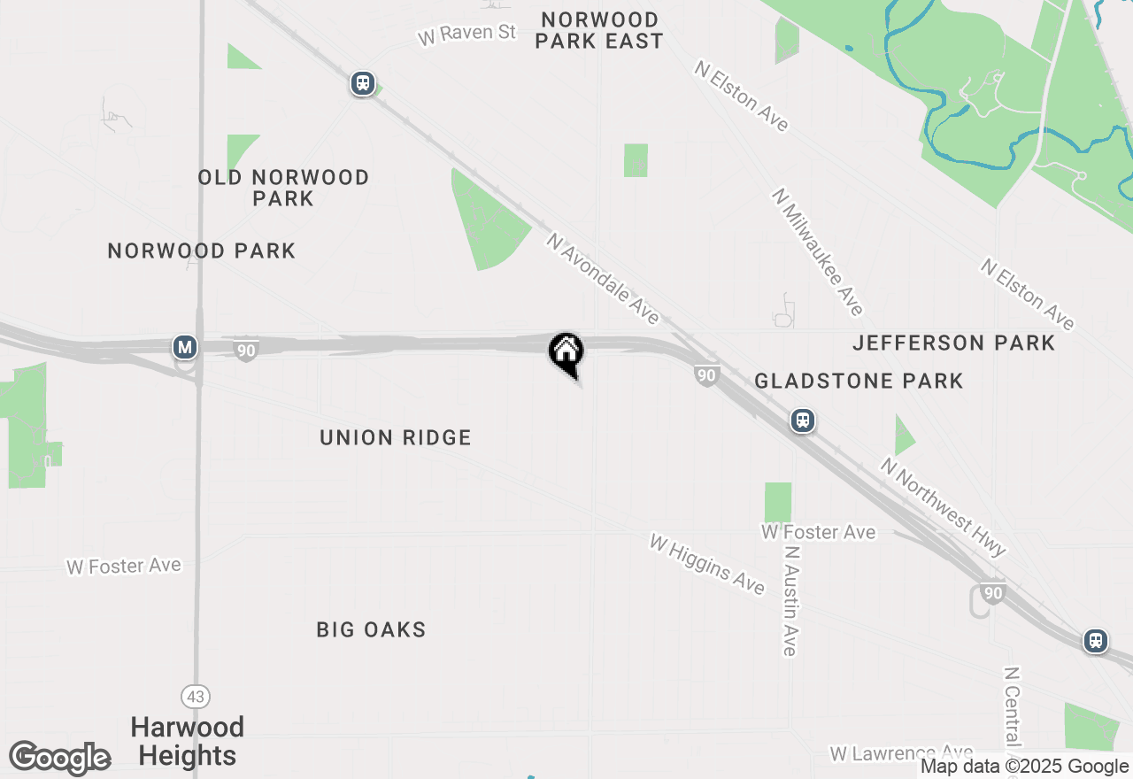 Map of 5452 N Natchez Avenue, Chicago, IL 60656