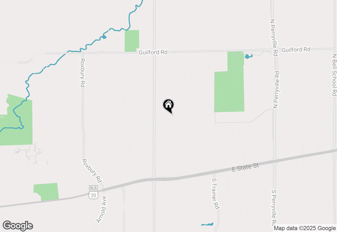 Map of 6126 Garrett Lane #NONE, Rockford, IL 61107