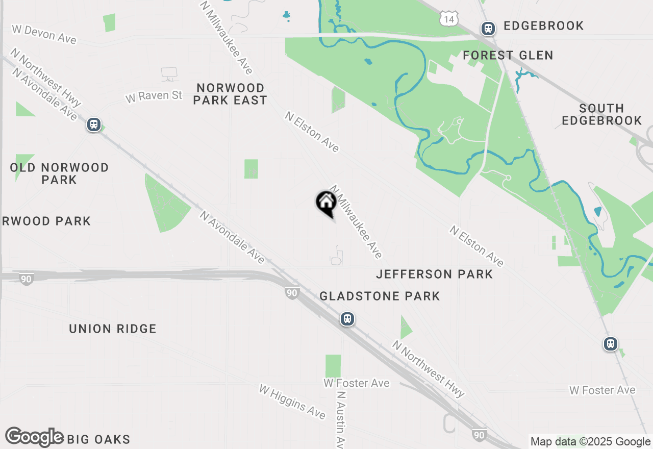 Map of 5728 N Mcvicker Avenue #1, Chicago, IL 60646