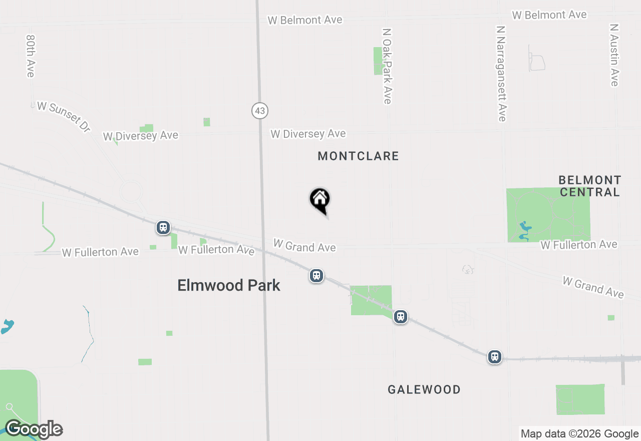 Map of 7009 W Altgeld Street #G, Chicago, IL 60707