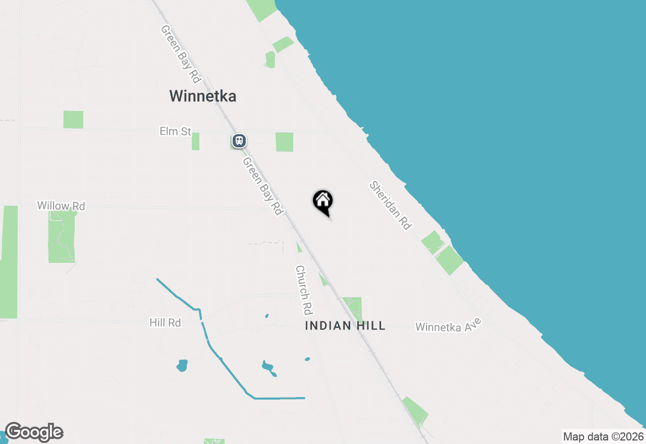 Map of 561 Orchard Lane, Winnetka, IL 60093
