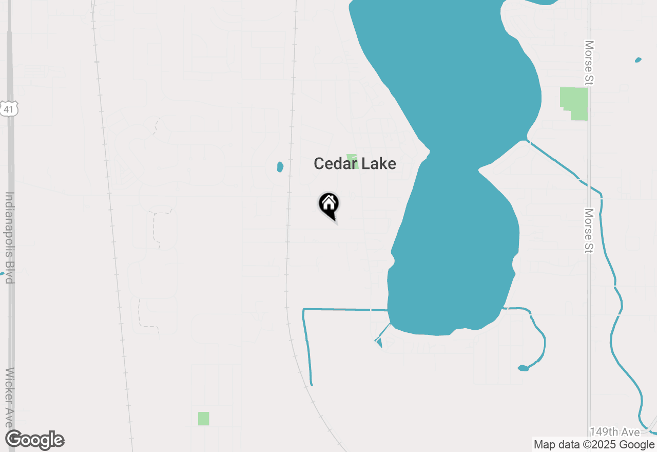 Map of 9021 W 142nd Avenue, Cedar Lake, IN 46303