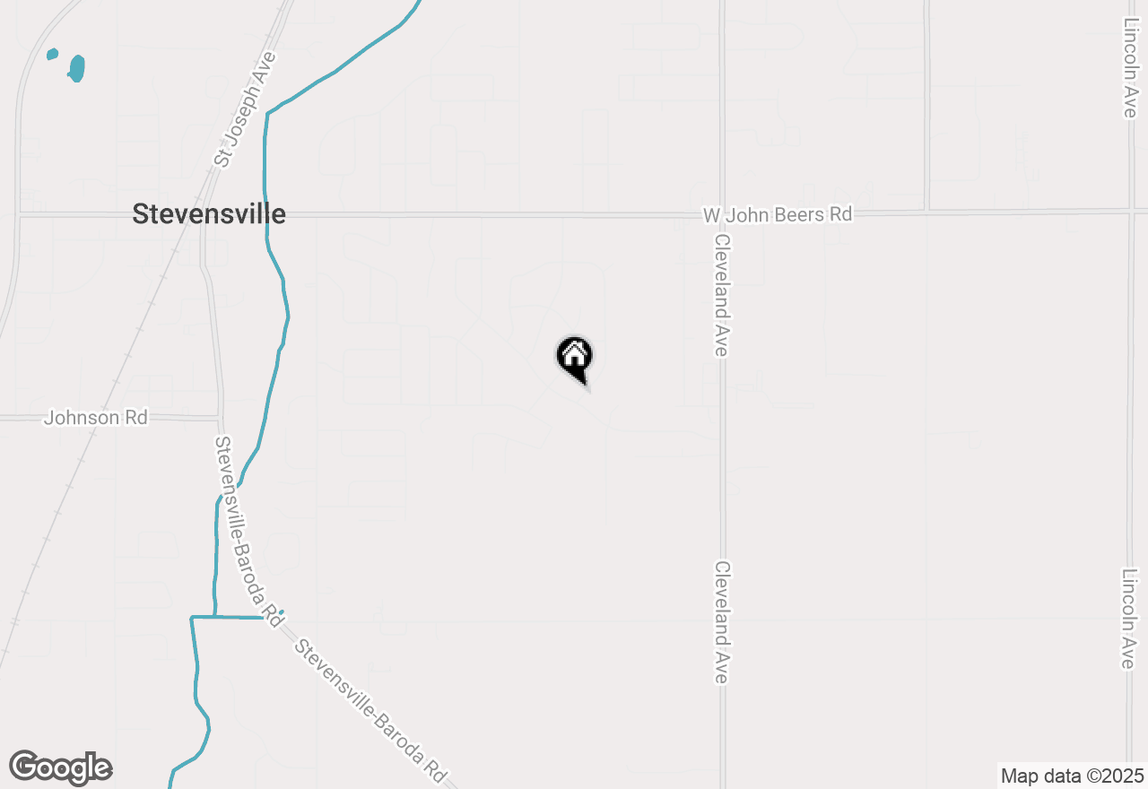 Map of 6058 Racine Drive, Stevensville, MI 49127