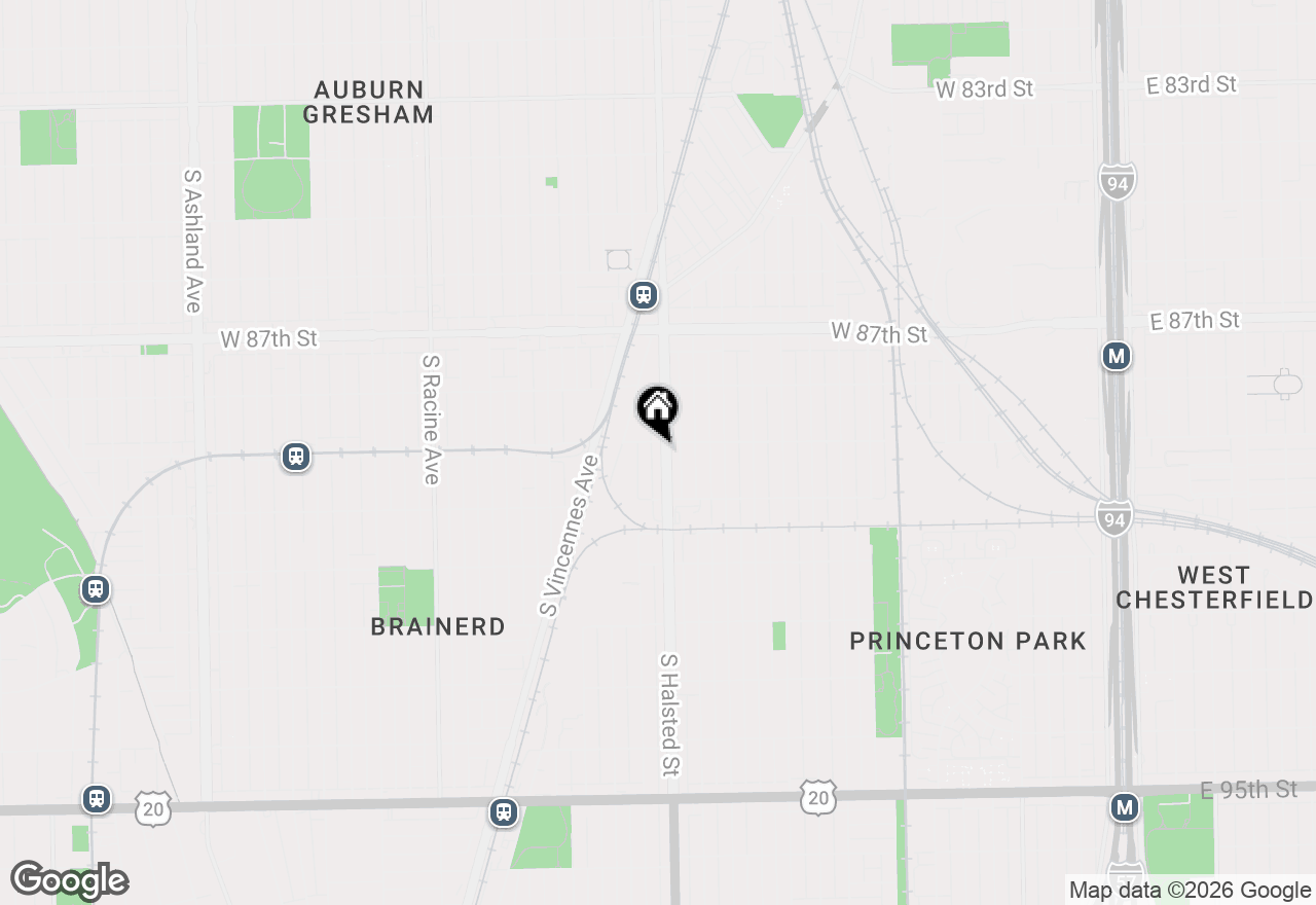 Map of 8906 S Halsted Street, Chicago, IL 60620