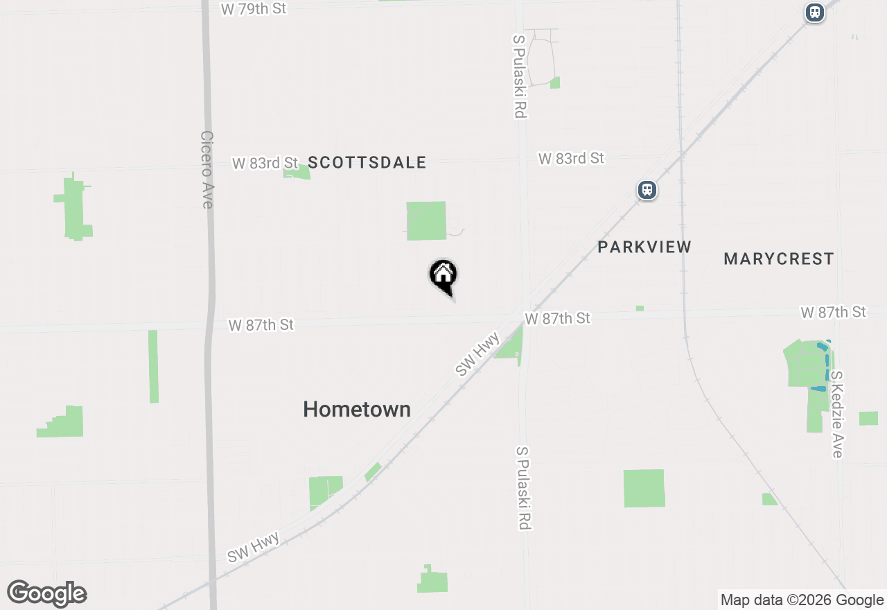 Map of 8638 S Keeler Avenue, Chicago, IL 60652