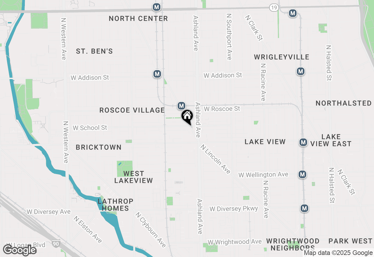 Map of 1645 W School Street #222, Chicago, IL 60657